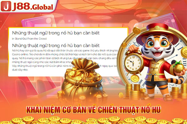Khái niệm cơ bản về chiến thuật nổ hũ Khái niệm cơ bản về chiến thuật nổ hũ